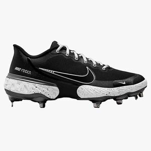 Nike Alpha Huarache Elite 3 Low CK0746-010 Black-White Men's Metal Cleats